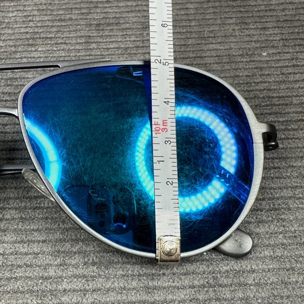 Maui Jim Shallows MJ543-27A Matte Black Titanium Blue Polarized Y2K Sunglasses
